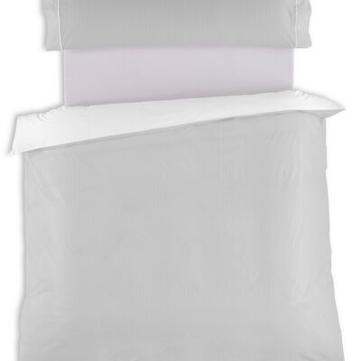 Set aus Bettbezügen und Kissenbezügen Greta, perlmuttfarben – 105er-Bett (2 Teile) – 100 % Baumwolle – 200 Fäden. Gewicht: 125