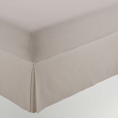 Copri baldacchino tinto filo lino - Letto 160 (altezza 200 cm) - Con velcro adesivo - 50% cotone / 30% poliestere / 20% lino