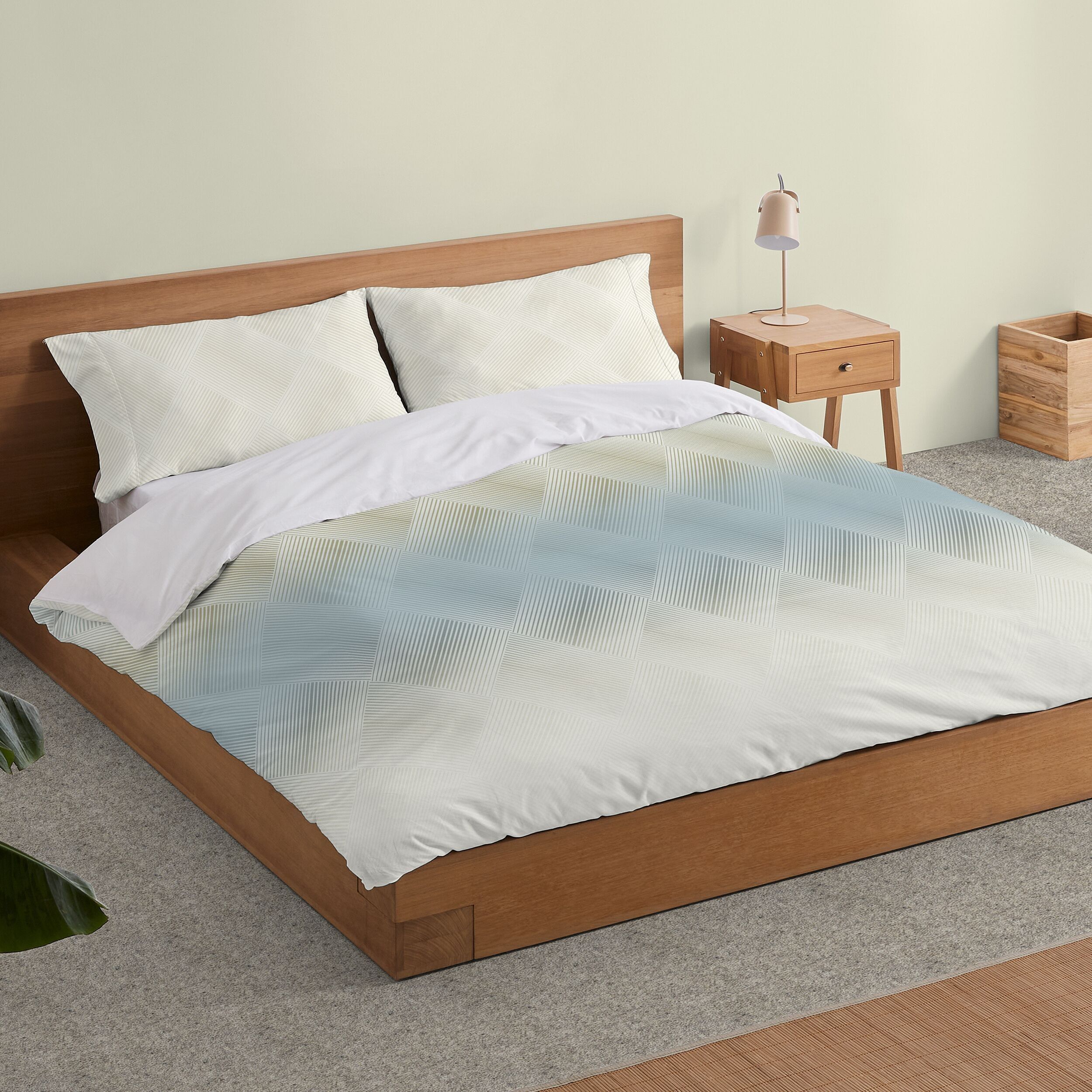 Duo copripiumino Areca - Stampa digitale - Letto 180 cm.