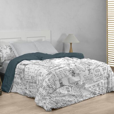 Urban Bettbezug-Duo – Digitaldruck – 105-cm-Bett.