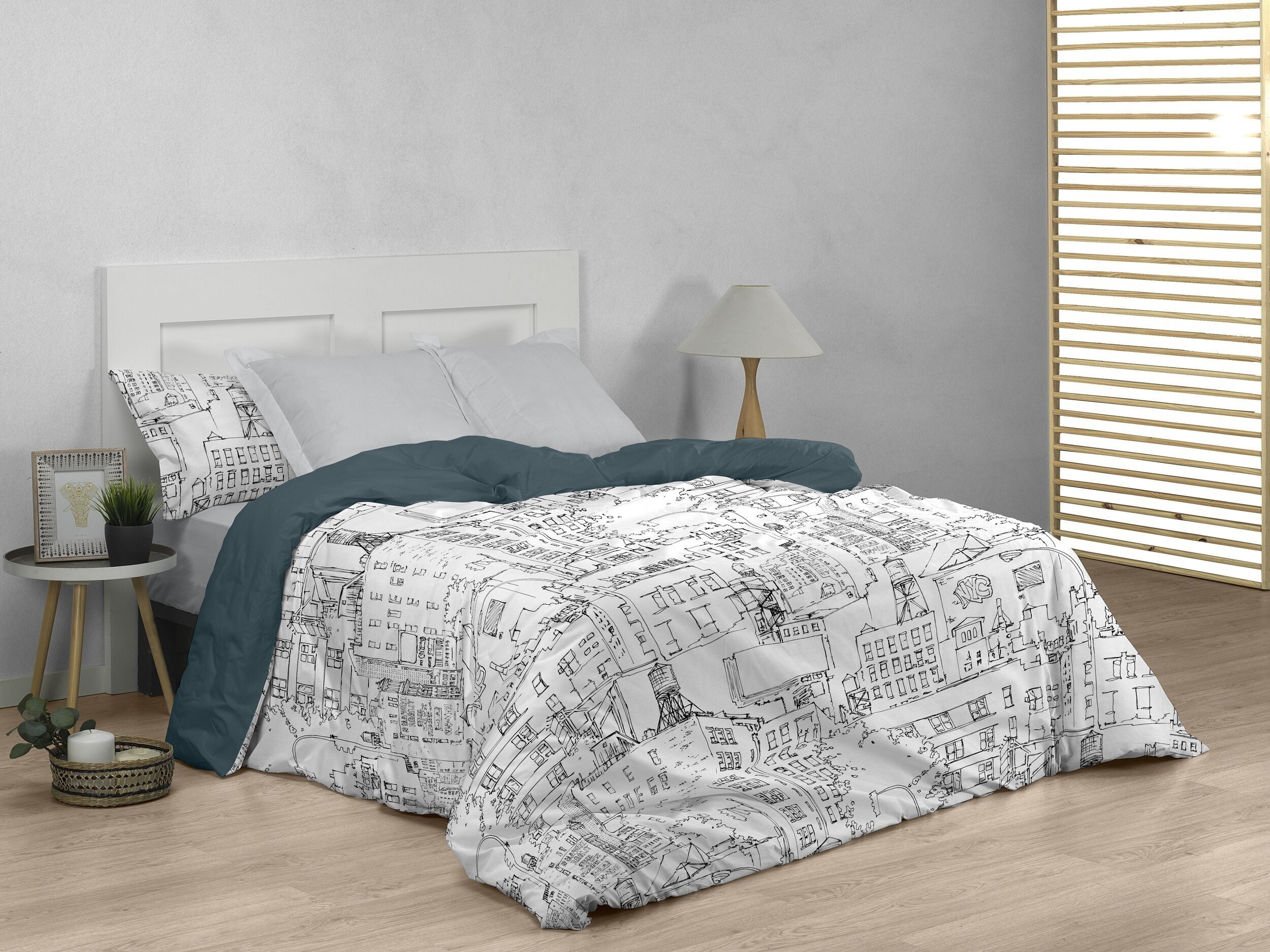 Duo copripiumino Urban - Stampa digitale - Letto 180 cm.