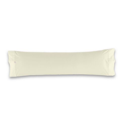 Funda de almohada color crema - 45x110 cm - 50% algodón / 50% poliéster - 144 hilos. Gramage: 115