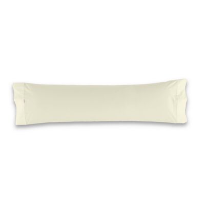 Funda de almohada color crema - 45x125 cm - 50% algodón / 50% poliéster - 144 hilos. Gramage: 115