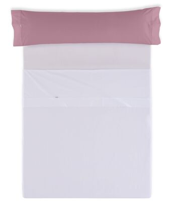 Taie d'oreiller couleur Quartz - 45x125 cm - 50% coton / 50% polyester - 144 fils. Poids : 115 2