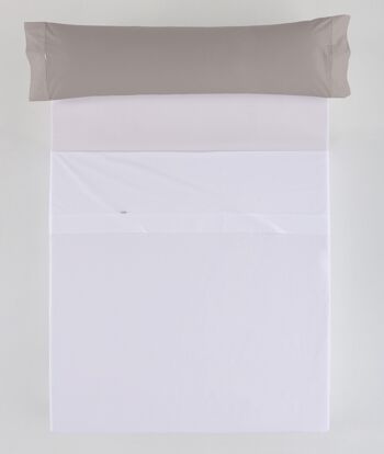 Taie d'oreiller prune - 45x110 cm - 50% coton / 50% polyester - 144 fils. Poids : 115 2