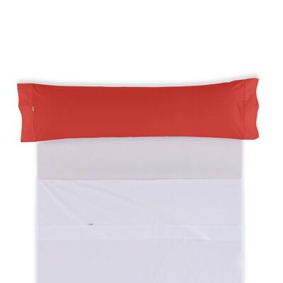 Funda de almohada color rojo amapola - 45x125 cm - 50% algodón / 50% poliéster - 144 hilos. Gramage: 115