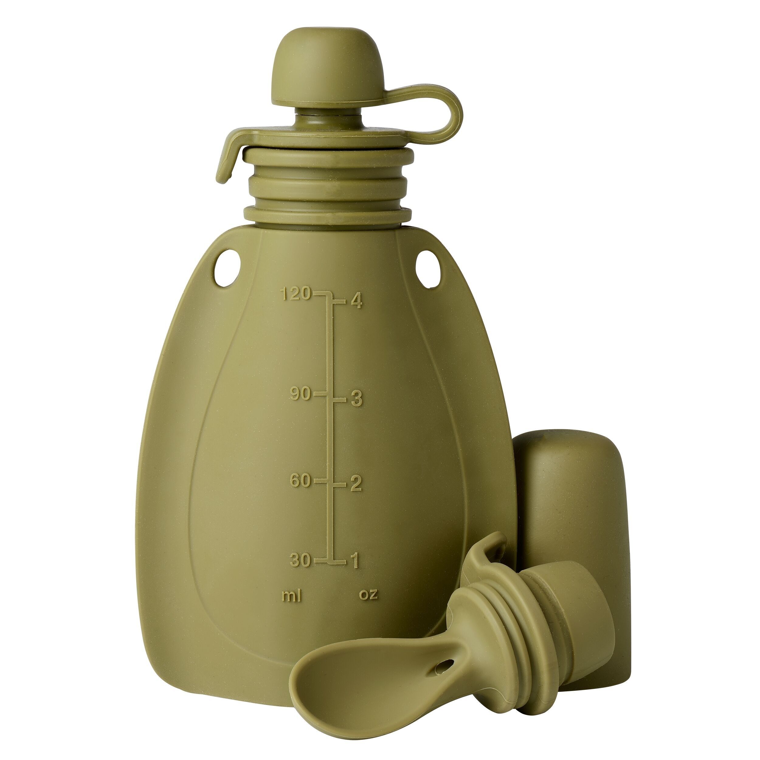 Smoothie Beutel mit Löffel „Moss Green“