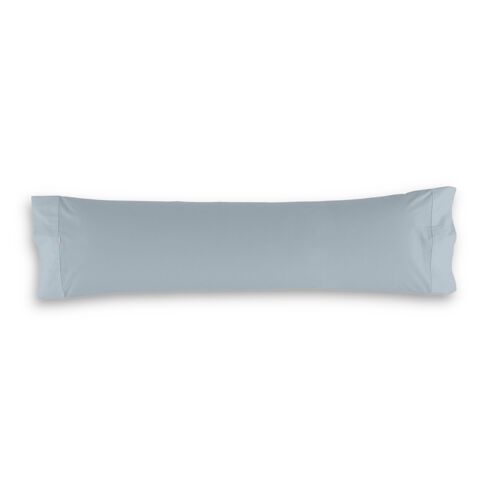 Funda de almohada de algodón color plata - 45x170 cm - 100% algodón - 144 hilos. Gramage: 115