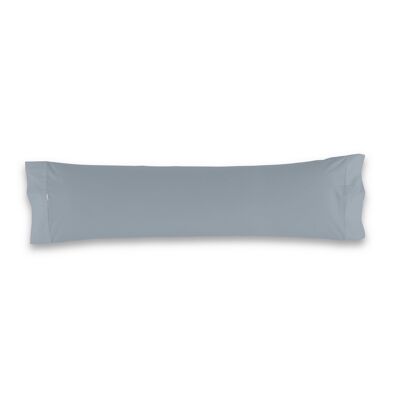 Funda de almohada de algodón peinado color acero - 45x125 cm - 100% algodón - 200 hilos. Gramage: 125