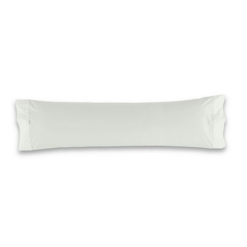 Funda de almohada de algodón peinado color hueso - 45x125 cm - 100% algodón - 200 hilos. Gramage: 125