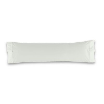 Funda de almohada de algodón peinado color hueso - 45x110 cm - 100% algodón - 200 hilos. Gramage: 125