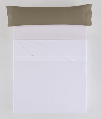 Taie d'oreiller en coton peigné vison - 45x110 cm - 100% coton - 200 fils. Poids : 125 2