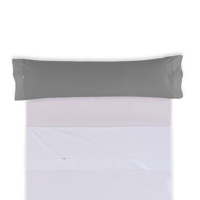 Funda de almohada, color titanio. 45x110 cm