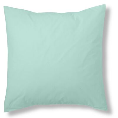 Aqua-Kissenbezug – 40 x 40 cm – 50 % Baumwolle / 50 % Polyester – 144 Fäden. Gewicht: 115