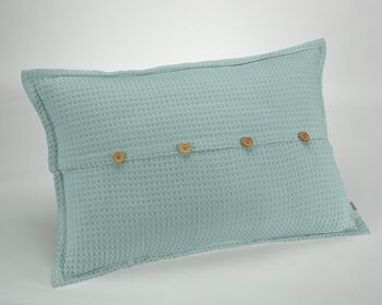 Housse de coussin Aqua Banús. 50x75cm. Tissu jacquard 1