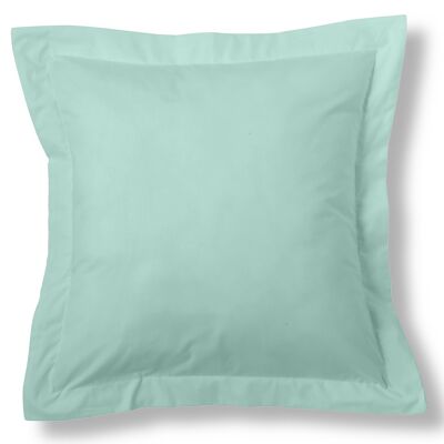 Aqua-Kissenbezug – 55 x 55 cm – 50 % Baumwolle / 50 % Polyester – 144 Fäden. Gewicht: 115