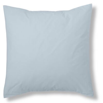 Housse de coussin bleu clair - 40x40 cm - 50% coton / 50% polyester - 144 fils. Poids : 115