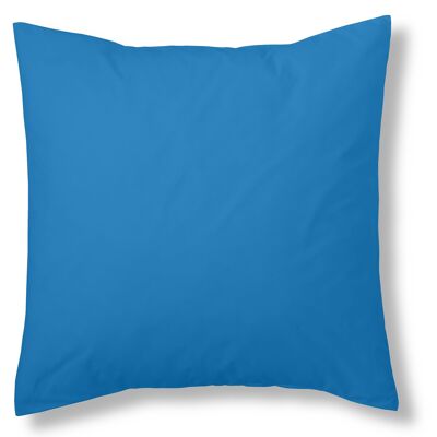 Housse de coussin bleu cendré - 40x40 cm - 50% coton / 50% polyester - 144 fils. Poids : 115