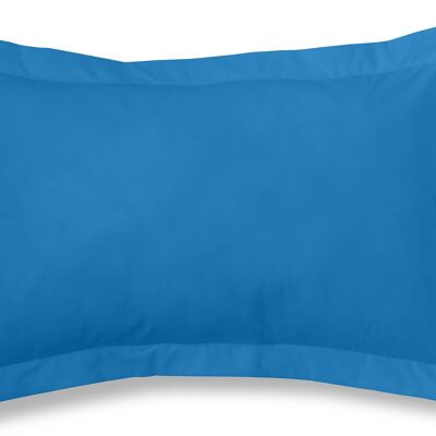 Funda de cojín color azul cendre - 50x75 cm - 50% algodón / 50% poliéster - 144 hilos. Gramage: 115