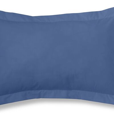 Fodera per cuscino blu - 50x75 cm - 50% cotone / 50% poliestere - 144 fili. Peso: 115