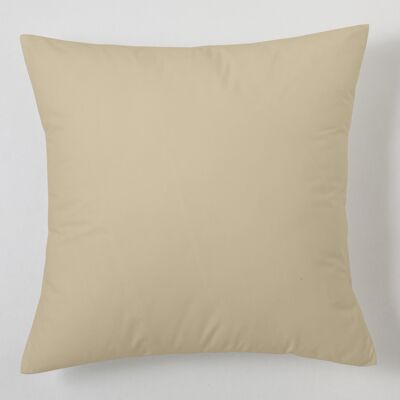 Housse de coussin Camel - 40x40 cm - 50% coton / 50% polyester - 144 fils. Poids : 115