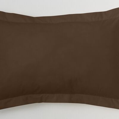 Fodera per cuscino cioccolato - 50x75 cm - 100% cotone - 200 fili. Peso: 125