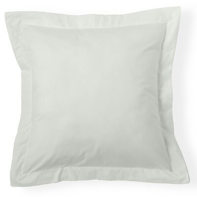 Fodera per cuscino bianco sporco - 55x55 cm - 100% cotone - 200 fili. Peso: 125