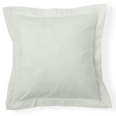 Housse de coussin écru - 55x55 cm - 100% coton - 200 fils. Poids : 125