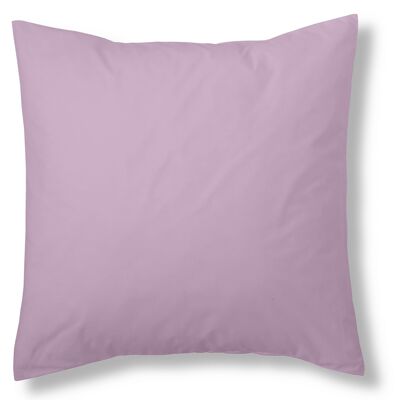 Mauve cushion cover - 40x40 cm - 100% cotton - 144 threads. Weight: 115