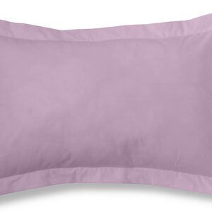 Housse de coussin mauve - 50x75 cm - 100% coton - 144 fils. Poids : 115