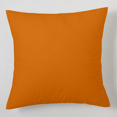 Ocher cushion cover - 40x40 cm - 50% cotton / 50% polyester - 144 threads. Weight: 115