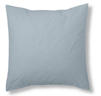 Housse de coussin argent - 40x40 cm - 100% coton - 144 fils. Poids : 115