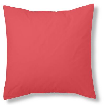 Housse de coussin rouge - 40x40 cm - 50% coton / 50% polyester - 144 fils. Poids : 115