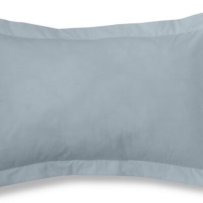 Housse de coussin argent - 50x75 cm - 100% coton - 144 fils. Poids : 115