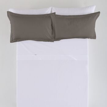 Housse de coussin Vison - 50x75 cm - 100% coton - 200 fils. Poids : 125 2