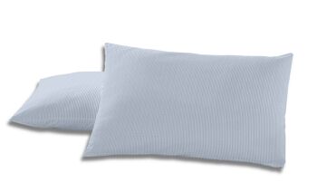 Housse de coussin Greta - 40x60 cm - Lot de 2 unités - 100% coton - 200 fils. Poids : 125 1