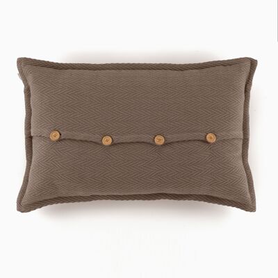Gray Maia cushion cover. 50x75cm. Jacquard fabric