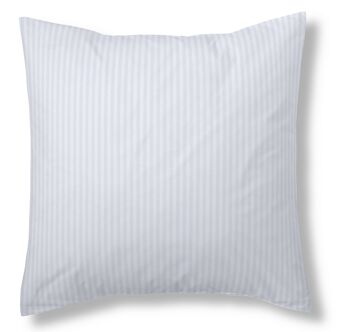 Housse de coussin satin effet rayé - 40x40 cm - Lot de 2 unités - 100% coton - 300 fils. Poids : 118