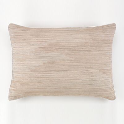 Fodera per cuscino Taver color pietra. 50x70 cm. Tessuto jacquard