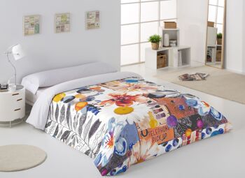 HOUSSE DE COUETTE BLOOM - 140X200 CM - IMPRESSION NUMÉRIQUE - 100% COTON - 144 FILS 2