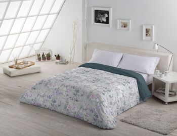 HOUSSE DE COUETTE CAROL - 140X200 CM - IMPRESSION NUMÉRIQUE - NUMERIQUE : 100% COTON / UNI : 50% COTON - 50% POLYESTER - 144 FILS 3