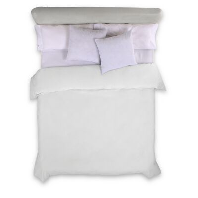 COPRIPIUMINO colore bianco - 90 letto (1 pezzo) - 100% cotone - 144 fili. Peso: 115