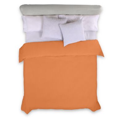 Mangofarbener Bettbezug – 105 cm Bett (1 Stück) – 100 % Baumwolle – 144 Fäden. Gewicht: 115