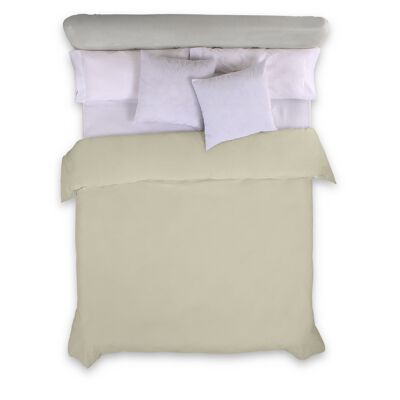 COPRIPIUMINO color pietra - Letto da 105 (1 pezzo) - 100% cotone - 144 fili. Peso: 115