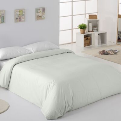 COPRIPIUMINO in cotone pettinato bianco sporco - Letto da 105 (1 pezzo) - 100% cotone - 200 fili. Peso: 125