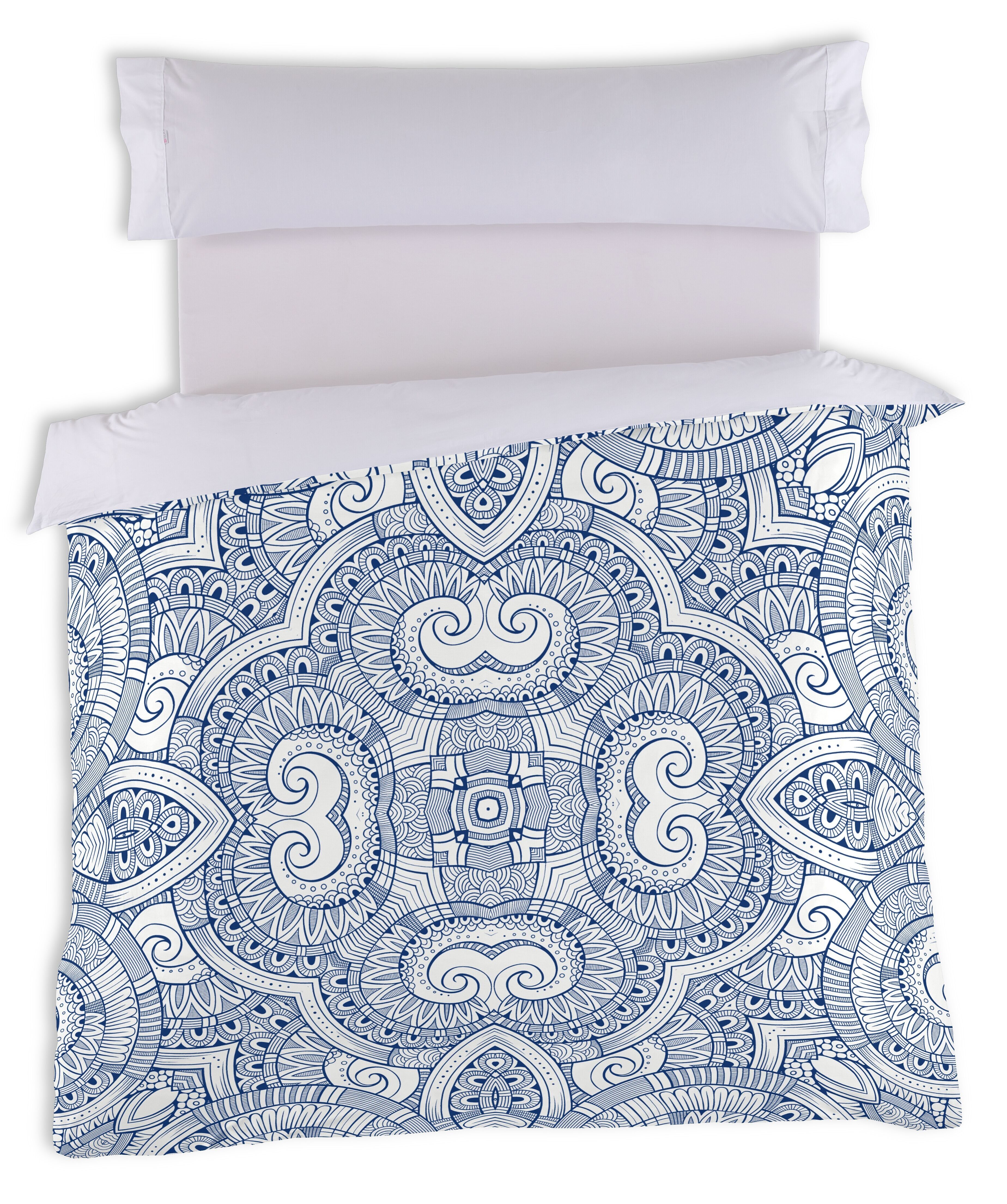 FUNDA NÓRDICA FREYA - 260X240 CM - IMPRESIÓN DIGITAL - 100% ALGODÓN - 144 HILOS