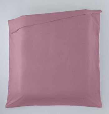 HOUSSE DE COUETTE lisse couleur quartz - Lit 150/160 (1 pièce) - 50% coton / 50% polyester - 144 fils. Poids : 115 4