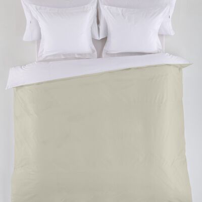 COPRIPIUMINO reversibile White Stone - 105 letto (1 pezzo) - 50% cotone / 50% poliestere - 144 fili. Peso: 115