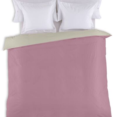 Wende-Bettbezug aus Quarzstein – Bett 135/140 (1 Stück) – 50 % Baumwolle / 50 % Polyester – 144 Fäden. Gewicht: 115
