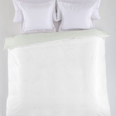 COPRIPIUMINO reversibile in cotone pettinato bianco sporco - 90 letto (1 pezzo) - 100% cotone - 200 fili. Peso: 125